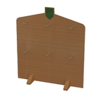 Custom Wood Point Of Purchase Retail Display Counter Top With Hooks
