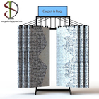 Swing Metal Carpet Flooring Display Rack 6 - 12 Rugs