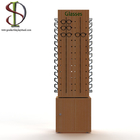 Shop Eyewear Oem Wooden Retail Display Stands 4 Sides Mdf Flooring With Rotating Base