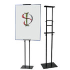 Ad Picture Metal Frame Poster Display Stand Knock Down Structure Customized Size