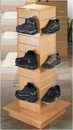 Tower Unit Slatwall Clothing Racks , 4 Sides Slatwall Retail Display Systems