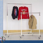Econoco Commercial Metal Clothing Display Rack For Garment Store Nest Shipping