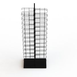 Double Sides Floor Hat Rack 24- Layers Wire Baseball Cap Display Rack