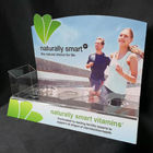 4 Bottles Vitamin Transparent Acrylic Countertop Display Racks