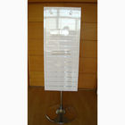 4 Sided Metal Hooks Free Standing Wooden Retail Display Stands