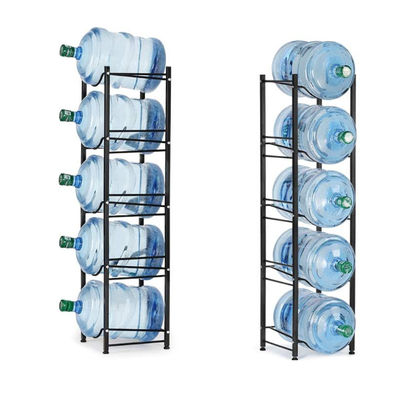 5 Tier Metal 5 Gallon Water Bottle Display Stand