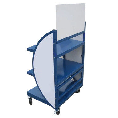 Floor Stand 3 Layer One Side Metal Lubricant Display Rack