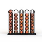 60 Capsule 5 Columns Wire Countertop Display Rack With Two Sides