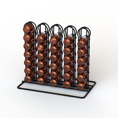 60 Capsule 5 Columns Wire Countertop Display Rack With Two Sides