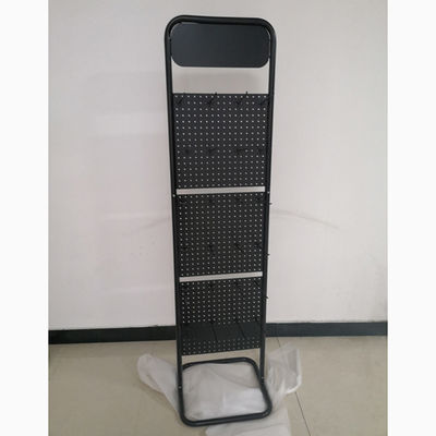 Universal Grocery Store Display Racks / Two Pegboard Metal Display Stand