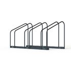 Knocked Down Metal Floor Stand Holder Outdoor Bicycle Parking