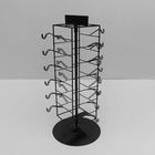 4 Sides Metal Counter Display Stands Rotational For 36pcs Glasses