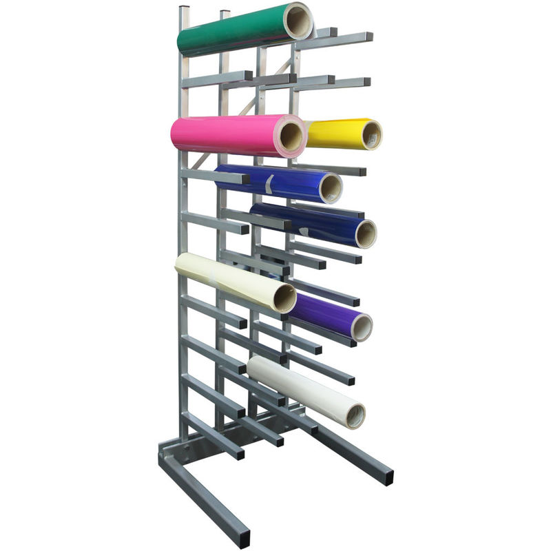 Industrial Metal Vinyl Roll Storage Rack