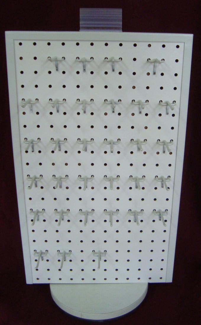 pegboard paper overlay