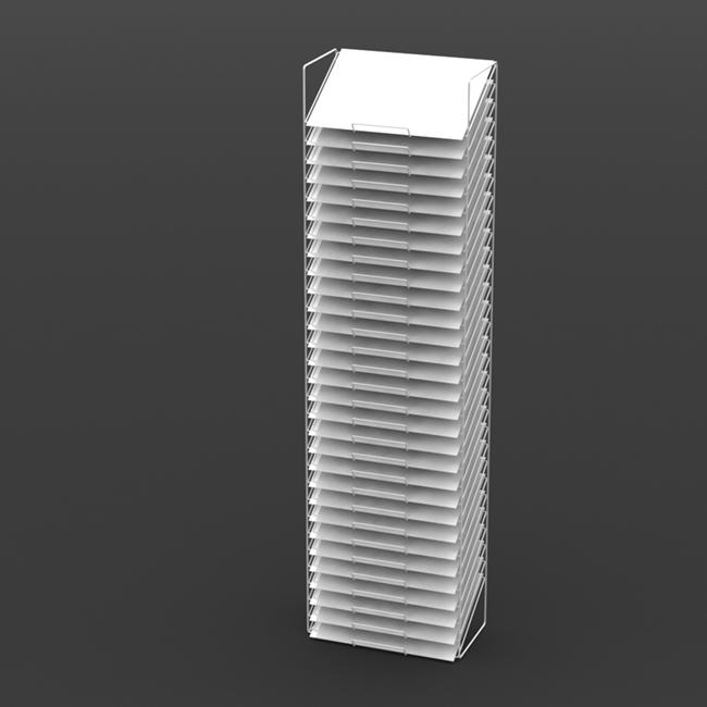 30 Wire Layers Book Display Rack For A3 Paper KD Construction