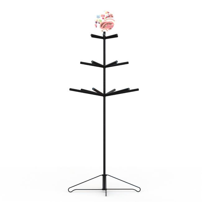 3 Layers Lollipop Metal Tree Display Rack With Foldabled Base