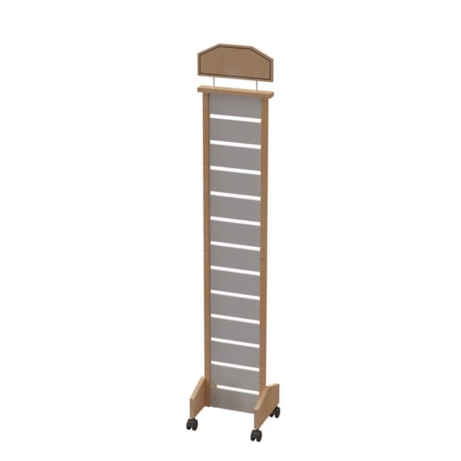 Sport Gloves Mitten Wooden Display Rack 2 Sides With Hooks